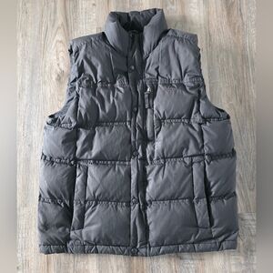 L.L. Bean Men's Dark Gray Puffer Vest Size M